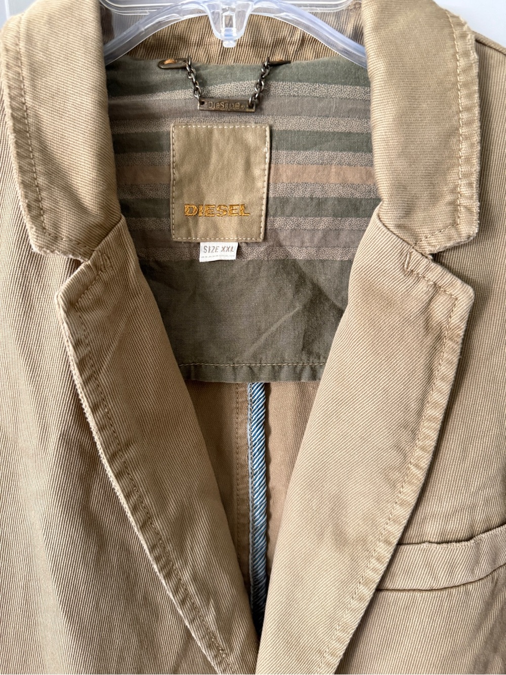 Diesel Men's Military-Style Field Jacket